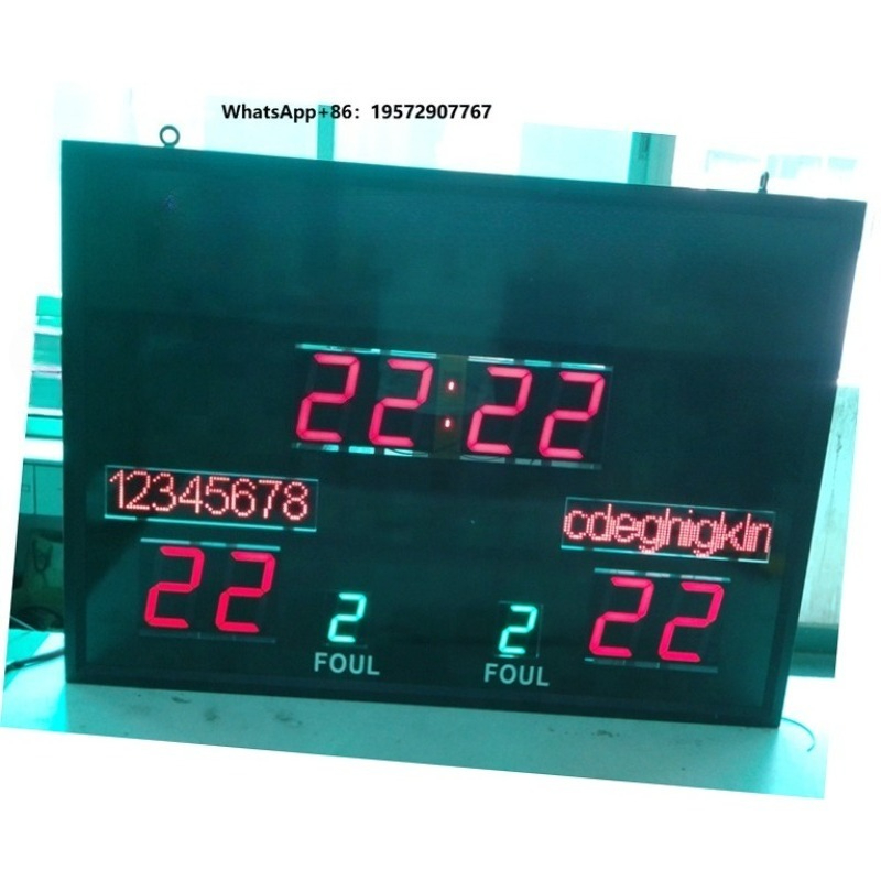 Scoreboard Digital - ワイヤレスリモート電子デジタルバスケットボールバレーボールサッカー得点板