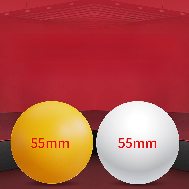 Badminton House - 55mm卓球用大型ボール、家庭用トレーニング卓球、耐摩耗性があり、壊れにくい