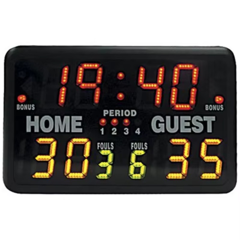 ワイヤレスリモート電子デジタルバスケットボールバレーボールサ - Scoreboard Digital のレビューと価格