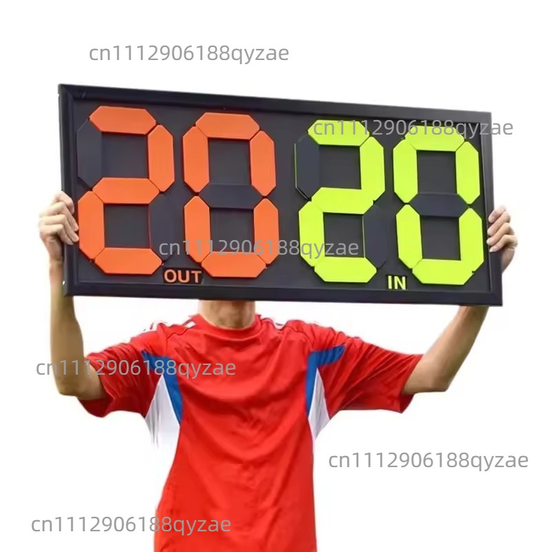 サッカー交代ボード両面表示マニュアルサッカー選手交代ボード4 - Scoreboard Digital のレビューと価格