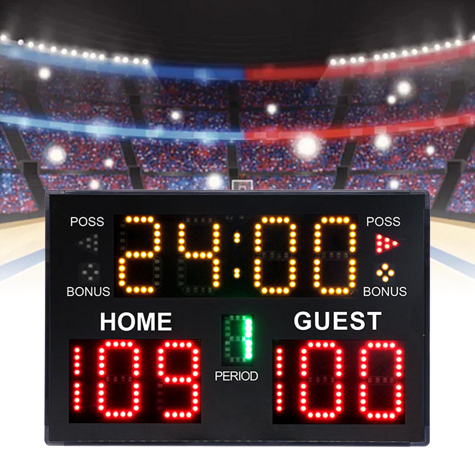デジタルバスケットボールスコアボード LED 軽量バスケット - Scoreboard Digital のレビューと価格