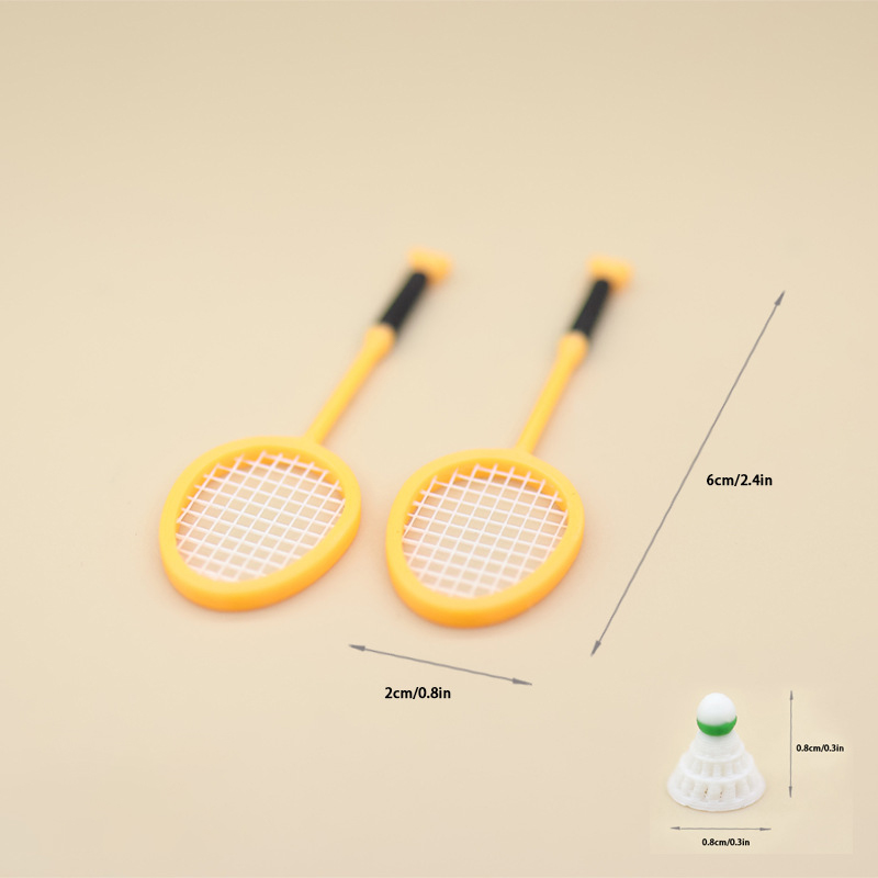 1/12 ドールハウスシミュレーションミニバドミントンラケッ - Badminton House のレビューと価格